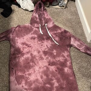 Women's Tie-Dye Hooded Sweater